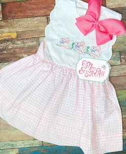 Pink bunny dress