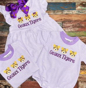 Geaux tigers dress or bubble