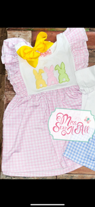 Pink bunny dress