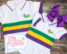 Load image into Gallery viewer, Mardi Gras Gator
