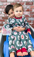 Load image into Gallery viewer, Christmas stripe youth Set, Gown, or Romper
