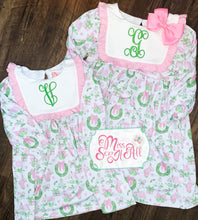 Load image into Gallery viewer, Pink and green Christmas dress

