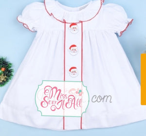 White Santa dress
