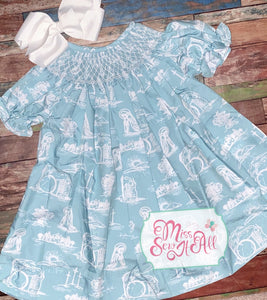 Smocked Easter dress