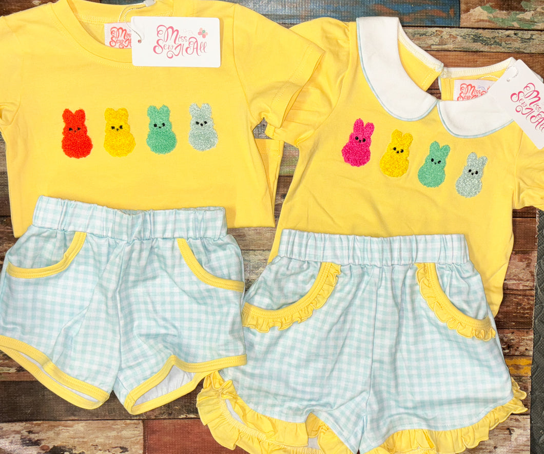 Peeps shorts sets