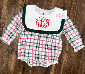 Plaid Christmas bubble