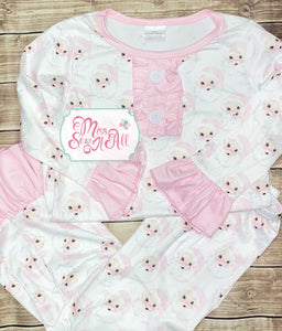 Pink Santa pjs