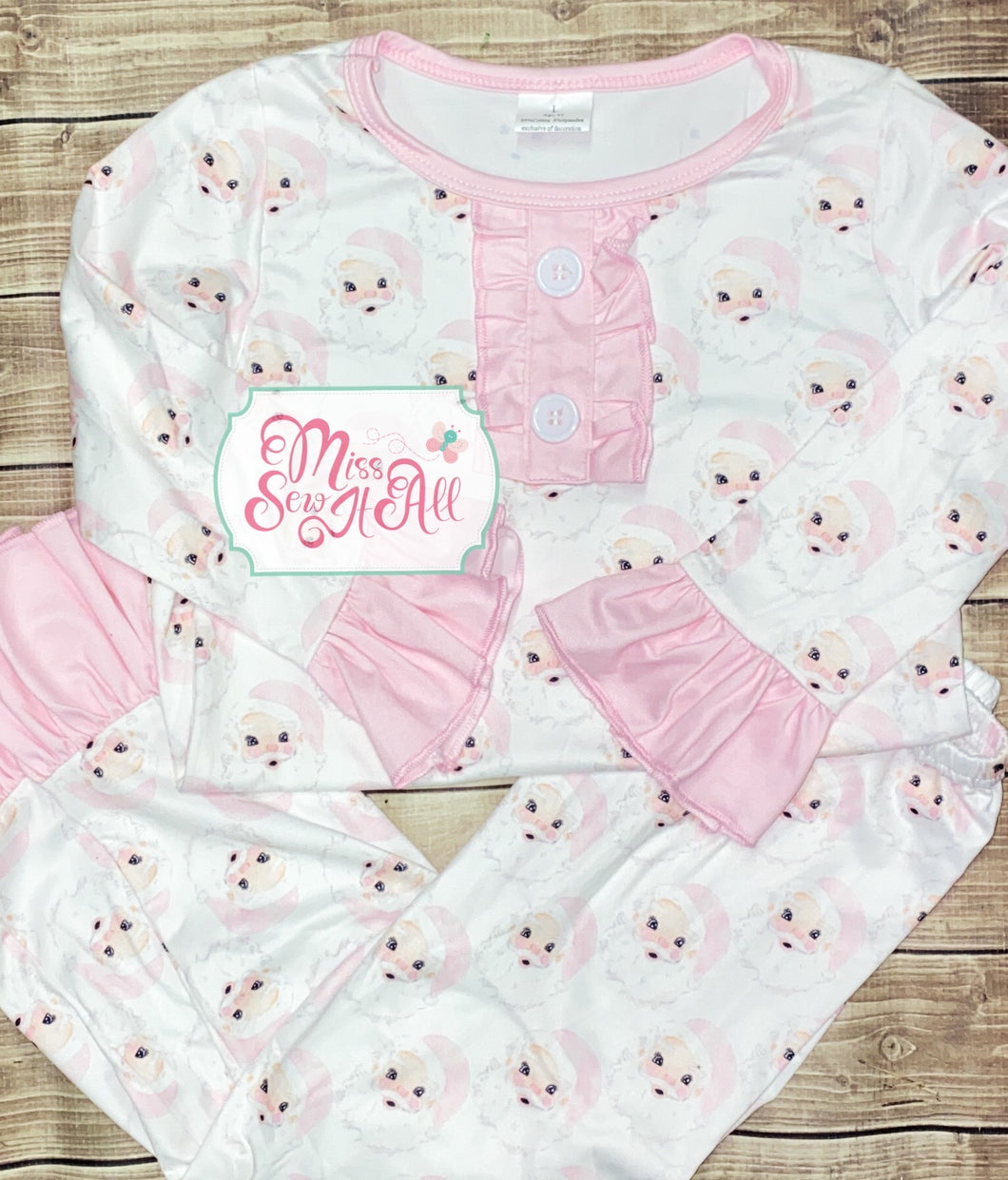 Pink Santa pjs