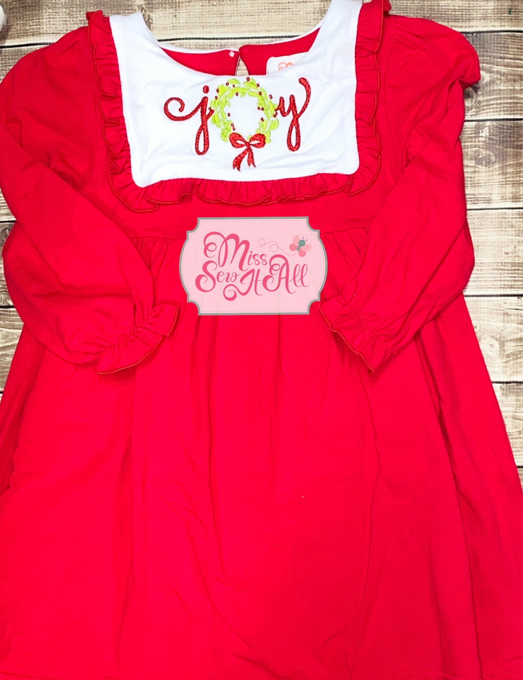 Joy Christmas dress