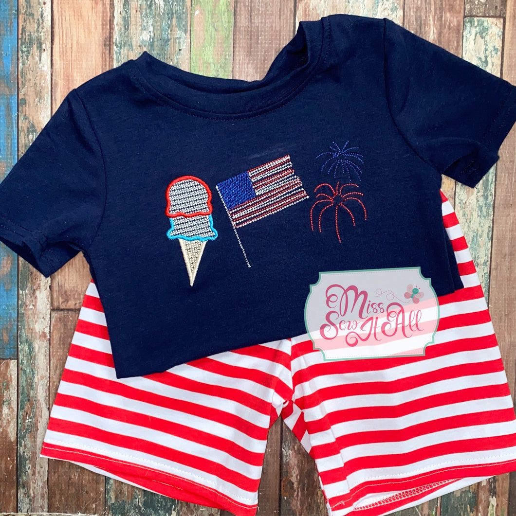 Red, White, and Blue Set