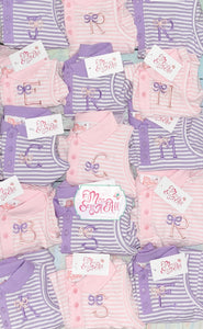 Stripe dresses (monogrammed)