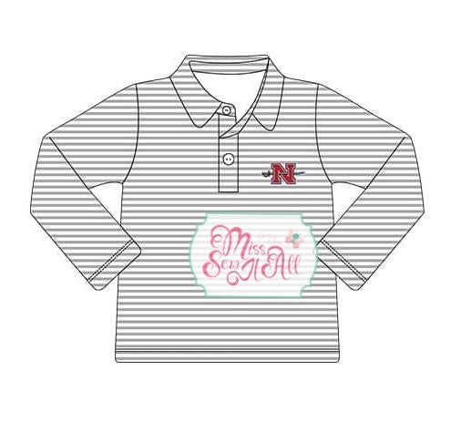 Long sleeve Nicholls polo