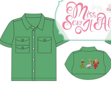 Load image into Gallery viewer, Green Mardi Gras Shirt
