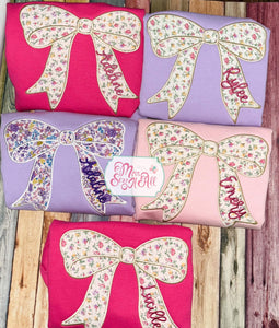 Bow sweatshirt