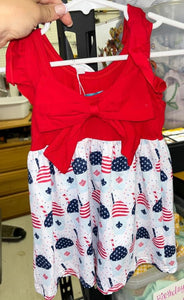 RWB snowball dress