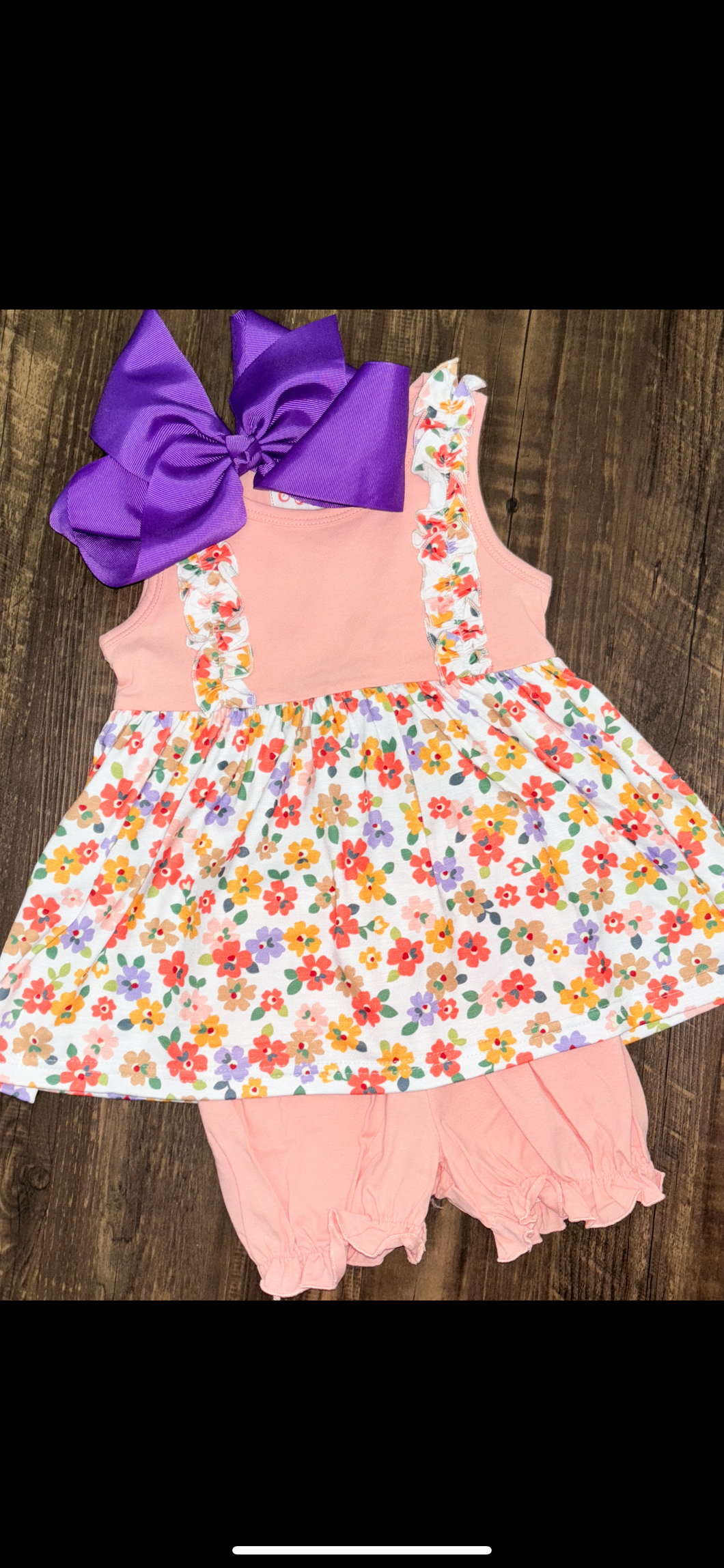 Floral peplum